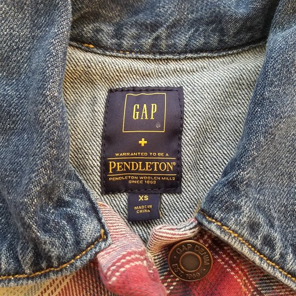 GAP x Pendleton 1969 Icon Denim Jacket, Limited Ed - Picture 7 of 10